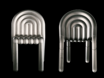 HYDRO - Aluminium chair by Tom Dixon - view 2